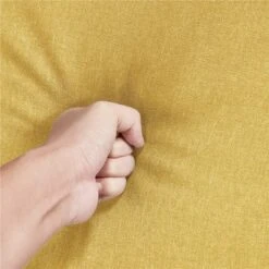 Yaheetech Modern Armchair Accent Chair Fabric Tufted With Rubber Wooden Leg -HOMCOM Sales Store GUEST cfbe494e 1513 4fce aa06 70835d29fad3