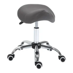 HOMCOM Ergonomic Rolling Saddle Stool PU Leather Hydraulic Spa Stool Height Adjustable Swivel Drafting Medical Salon Chair 11 HOMCOM Ergonomic Rolling Saddle Stool PU Leather Hydraulic Spa Stool Height Adjustable Swivel Drafting Medical Salon Chair -HOMCOM Sales Store GUEST d0ea76a1 af7c 4ac6 a00e a51660adc2ce