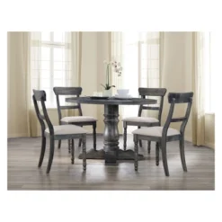 Wallace Dining Table Weathered Gray - Acme Furniture