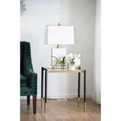 Park View Rectangle Occasional Side Table Black/Gold - A&B Home 19 Park View Rectangle Occasional Side Table Black/Gold - A&B Home -HOMCOM Sales Store GUEST d3467969 15d2 4b43 a100 58a566282a2b
