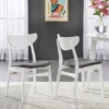 Set Of 2 Tania Dining Chairs White - Buylateral 1 Set Of 2 Tania Dining Chairs White - Buylateral -HOMCOM Sales Store GUEST d35bed80 d080 4000 9203 d989e7455812
