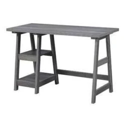 Designs2Go Trestle Desk With Shelves - Breighton Home -HOMCOM Sales Store GUEST d3c35582 9cbe 4d8b 93b4 313574d1e5e3