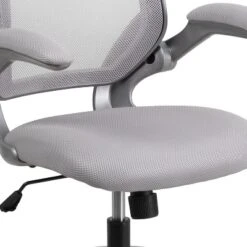 Emma And Oliver Mid-Back Gray Mesh Swivel Ergonomic Task Office Chair With Gray Frame -HOMCOM Sales Store GUEST d3c63b19 6c94 433e b403 ed478c564bcc