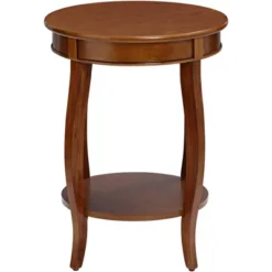 Aberta 18" Wide Walnut 1-Shelf Side Table -HOMCOM Sales Store GUEST d5f8faa0 bf10 4a25 abf9 2cd26ecabcc2