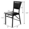 Costway Set Of 2 Metal Folding Chair Dining Chairs Home Restaurant Furniture Portable Black 1 Costway Set Of 2 Metal Folding Chair Dining Chairs Home Restaurant Furniture Portable Black -HOMCOM Sales Store GUEST d6519a38 dec7 42a2 8f67 29c88dce589f