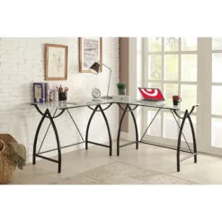 Newport L Shape Computer Desk - OSP Home Furnishings 8 Newport L Shape Computer Desk - OSP Home Furnishings -HOMCOM Sales Store GUEST d6982f8d 2977 43ec 9915 613e33603c97