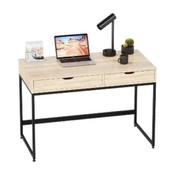 Bestier Office Writing Computer Workstation Desk W/ 2 Drawers -HOMCOM Sales Store GUEST d70d6e76 a41a 4ded a4ae cd264e8e7662