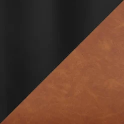 Franklin Armchair With Faux Leather Black/Camel Brown - LumiSource -HOMCOM Sales Store GUEST d7d241d3 5344 4ada b691 a0102843cc48