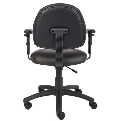 Posture Chair With Adjustable Arms Black - Boss Office Products 5 Posture Chair With Adjustable Arms Black - Boss Office Products - Image 3