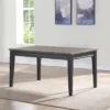 Raven Noir Dining Table Black/Driftwood Finish - Steve Silver Co. 2 Raven Noir Dining Table Black/Driftwood Finish - Steve Silver Co. -HOMCOM Sales Store GUEST d96fa0f4 2da7 4acb b27b 4bfd0428a787