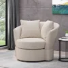 Smyrna Contemporary Upholstered Swivel Club Chair - Christopher Knight Home -HOMCOM Sales Store GUEST d984e417 29f4 4cc8 b8cf 467b9bc2381b