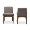 Set Of 2 Nexus Mid - Century Modern Wood Finishing And Fabric Upholstered Dining Side Chair Gravel/Walnut Brown - Baxton Studio 2 Set Of 2 Nexus Mid - Century Modern Wood Finishing And Fabric Upholstered Dining Side Chair Gravel/Walnut Brown - Baxton Studio -HOMCOM Sales Store GUEST da273cb0 b00b 44b0 9480 3a8e3fc23fc8