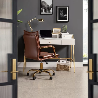Patrizia Tufted Ergonomic Task 0ffice Chair High Back Executive Swivel Chair For Living Room And Office Room| ARTFUL LIVING DESIGN 3 Patrizia Tufted Ergonomic Task 0ffice Chair High Back Executive Swivel Chair For Living Room And Office Room| ARTFUL LIVING DESIGN