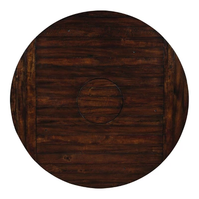 65" Drago Round Counter Height Dining Table Red - HOMES: Inside + Out 4 65" Drago Round Counter Height Dining Table Red - HOMES: Inside + Out - Image 2