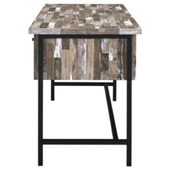 Kemper 4 Drawer Writing Desk Salvaged Cabin - Coaster -HOMCOM Sales Store GUEST dee71357 a54d 4665 af9c b310bc7032d4