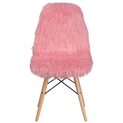 Emma And Oliver Shaggy Dog Fur Accent Chair 10 Emma And Oliver Shaggy Dog Fur Accent Chair - Image 8