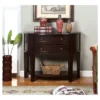 Julie Curved 2 Drawer Side Table Brown - HOMES: Inside + Out -HOMCOM Sales Store GUEST e0f59bab afeb 41b5 9a6d 01e17a937b1d