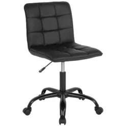 Flash Furniture Sorrento Home And Office Armless Task Office Chair With Tufted Back/Seat -HOMCOM Sales Store GUEST e2290b4f 673f 4067 924a 98a2dbbf90fe