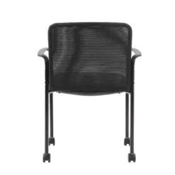 Mesh Guest Chair With Casters Black - Boss Office Products -HOMCOM Sales Store GUEST e325bb8b 3a5c 46b2 9e4e 5d3a22b100c4
