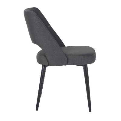 Valencia Steel/Polyester Dining Chair - LumiSource 3 Valencia Steel/Polyester Dining Chair - LumiSource
