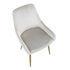Set Of 2 Diana Contemporary Chairs Cream Velvet - LumiSource 14 Set Of 2 Diana Contemporary Chairs Cream Velvet - LumiSource -HOMCOM Sales Store GUEST e4b9cb81 889c 47ca abb9 db7379be9dfe
