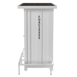 Locust Bar Table With Seven Color LED Strip White - HOMES: Inside + Out 9 Locust Bar Table With Seven Color LED Strip White - HOMES: Inside + Out -HOMCOM Sales Store GUEST e4f2d68a 72c0 4cbf a4e1 771a13b4e8d9