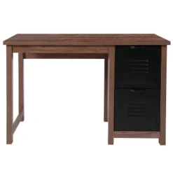 Emma And Oliver Crosscut Oak Wood Grain Finish Computer Desk With Metal Drawers 9 Emma And Oliver Crosscut Oak Wood Grain Finish Computer Desk With Metal Drawers -HOMCOM Sales Store GUEST e65d6567 e5b2 40f0 b204 dc2788e9d17c