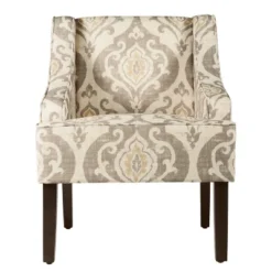 Classic Swoop Accent Armchair - HomePop -HOMCOM Sales Store GUEST e832b6f3 c1d4 4d33 b896 2a373b9d2781
