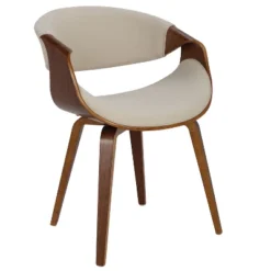 Curvo Mid-Century Modern Dining Accent Chair - LumiSource 22 Curvo Mid-Century Modern Dining Accent Chair - LumiSource -HOMCOM Sales Store GUEST e8df21d6 c95a 400b b1b1 3ce54b40a559