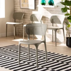 4pc Rae Plastic Stackable Dining Chair Set - Baxton Studio 16 4pc Rae Plastic Stackable Dining Chair Set - Baxton Studio -HOMCOM Sales Store GUEST e8f68452 ab64 49ad b32f 8d56740a3d5a