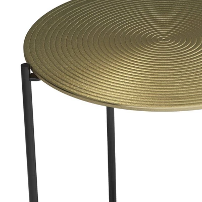 Medford Side Table Gold/Brass - WyndenHall 5 Medford Side Table Gold/Brass - WyndenHall - Image 3