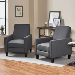 Set Of 2 Darvis Contemporary Recliners - Christopher Knight Home -HOMCOM Sales Store GUEST ea5f1b31 3098 4992 ad96 79967dee19f5