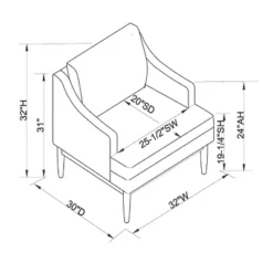 Howell Upholstered Accent Chair With Wood Base - Threshold™ Designed With Studio McGee 16 Howell Upholstered Accent Chair With Wood Base - Threshold™ Designed With Studio McGee -HOMCOM Sales Store GUEST eaa765f5 26c5 4ecb 8f54 dd96378e2465