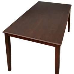 Westmont Rectangular Dining Table Rustic Brown - Lifestorey -HOMCOM Sales Store GUEST eb37a566 8669 4860 8737 a8de512ef5ec