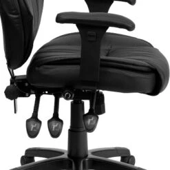 Emma And Oliver High Back Black LeatherSoft Multifunction Ergonomic Office Chair, Lumbar Knob -HOMCOM Sales Store GUEST eb511c87 4b4e 48b8 9954 9b65c3cf0b9f