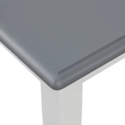 Helena Dining Table White/Gray - Buylateral -HOMCOM Sales Store GUEST ed960ef9 6b8f 4039 b85c 2b85e5562f9e