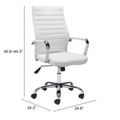 Polaris Office Chair White - ZM Home -HOMCOM Sales Store GUEST eebf7248 071f 430f b302 52129f6ae1a9