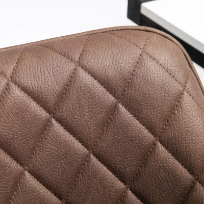 Vinsetto Mid Back Modern Home Office Chair Swivel Computer Desk Chair With Adjustable Height, Microfiber Cloth, Diamond Line Design, And Padded Armrests 8 Vinsetto Mid Back Modern Home Office Chair Swivel Computer Desk Chair With Adjustable Height, Microfiber Cloth, Diamond Line Design, And Padded Armrests - Image 6