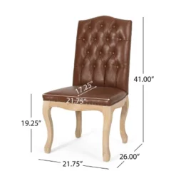 2pk Shylo Contemporary Faux Leather Dining Chairs - Christopher Knight Home 21 2pk Shylo Contemporary Faux Leather Dining Chairs - Christopher Knight Home -HOMCOM Sales Store GUEST ef4e4442 f5fc 4e7a a6c0 64a213ffc510