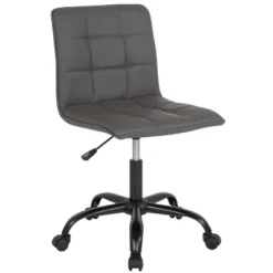 Flash Furniture Sorrento Home And Office Armless Task Office Chair With Tufted Back/Seat -HOMCOM Sales Store GUEST ef670c24 b5f0 475c 9aa3 22b2382d98a6