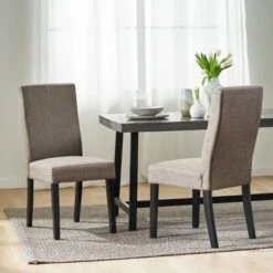 Corbin Dining Chair Set 2ct - Christopher Knight Home -HOMCOM Sales Store GUEST f0dd71c6 8426 46d3 9063 1c502b64adc0