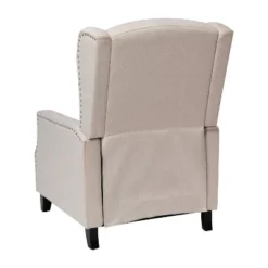 Contemporary Pushback Recliner With Accent Nail Trim Fabric Upholstery - Merrick Lane -HOMCOM Sales Store GUEST f101667b 7490 4189 8c70 36778ce0385d