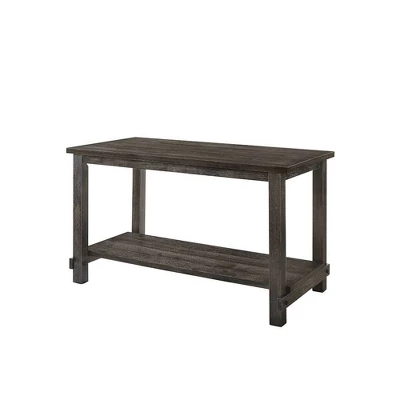 60" Martha Li Dining Table Weathered Gray - Acme Furniture 3 60" Martha Li Dining Table Weathered Gray - Acme Furniture