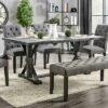 Hepburn Rectangular Dining Table Black - HOMES: Inside + Out -HOMCOM Sales Store GUEST f19d06b9 e0a5 4714 adae 9de097a726a6