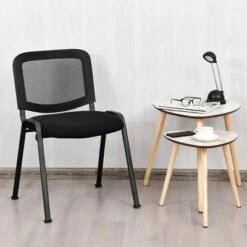 Costway Set Of 5 Conference Chair Mesh Back Office Waiting Room Guest Reception Black 13 Costway Set Of 5 Conference Chair Mesh Back Office Waiting Room Guest Reception Black -HOMCOM Sales Store GUEST f1fcec05 5959 4b11 9fdf ba54065a02f5