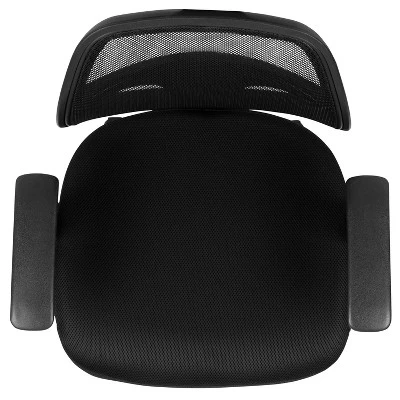 Emma And Oliver Mid-Back Mesh Swivel Ergonomic Task Office Chair - Arms 10 Emma And Oliver Mid-Back Mesh Swivel Ergonomic Task Office Chair - Arms - Image 8