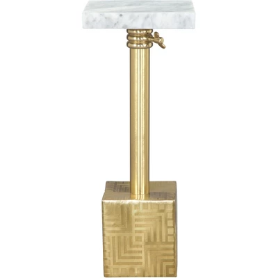 Rumi Side Table Marble White - ZM Home 3 Rumi Side Table Marble White - ZM Home