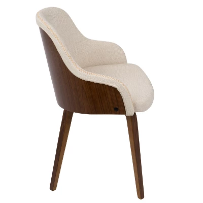 Bacci Mid Century Modern Dining Accent Chair - Lumisource 3 Bacci Mid Century Modern Dining Accent Chair - Lumisource