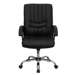 Flash Furniture Mid-Back Black LeatherSoft Swivel Manager's Office Chair With Arms -HOMCOM Sales Store GUEST f4bb9eeb 5260 46d8 985f 47bba09b67de