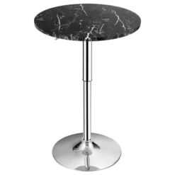 Costway Round Bistro Bar Table Height Adjustable 360-degree Swivel Black 19 Costway Round Bistro Bar Table Height Adjustable 360-degree Swivel Black -HOMCOM Sales Store GUEST f52f170f c0a2 44a1 b626 8b4c60433bb4